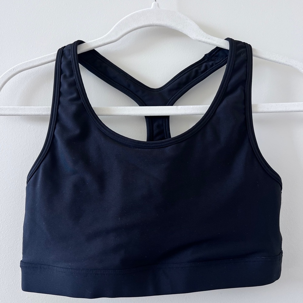 Old navy black sports bra